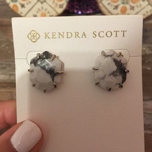 Kendra Scott howlite morgan studs